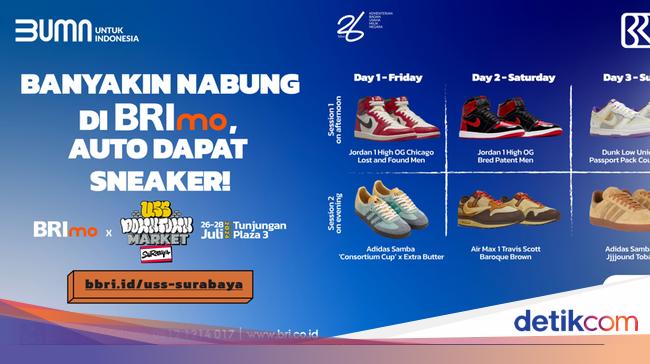 Banyakin Nabung di BRImo, Auto Dapat Sneakers Eksklusif! Ini Caranya