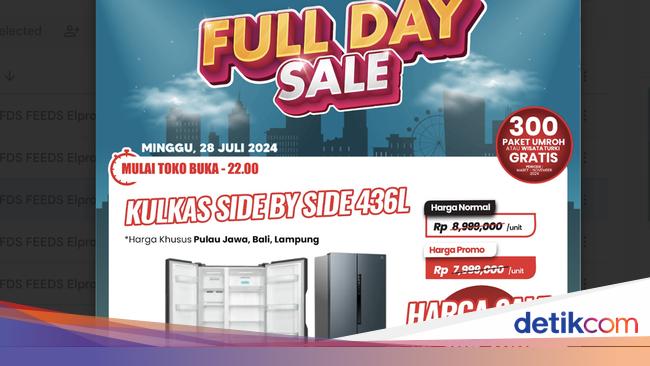 Merapat ke Transmart Sekarang! Beli Kulkas Dua Pintu Hemat Rp 2,6 Jutaan