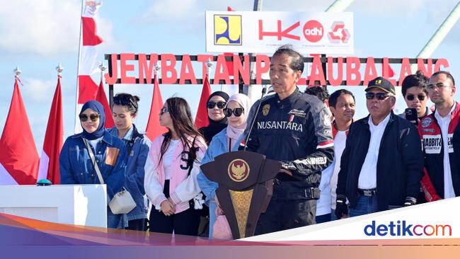 Jembatan Pulau Balang Diresmikan Jokowi, Balikpapan-IKN Cuma 1,5 Jam