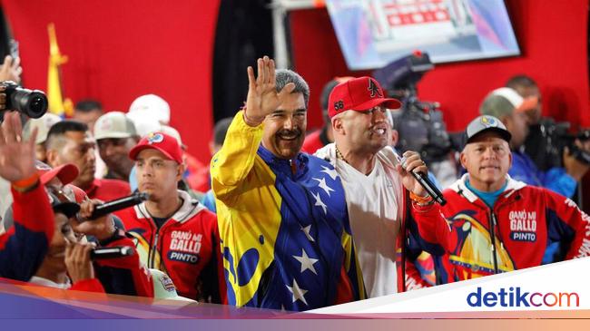 Nicolas Maduro Menangi Jabatan Presiden 3 Periode