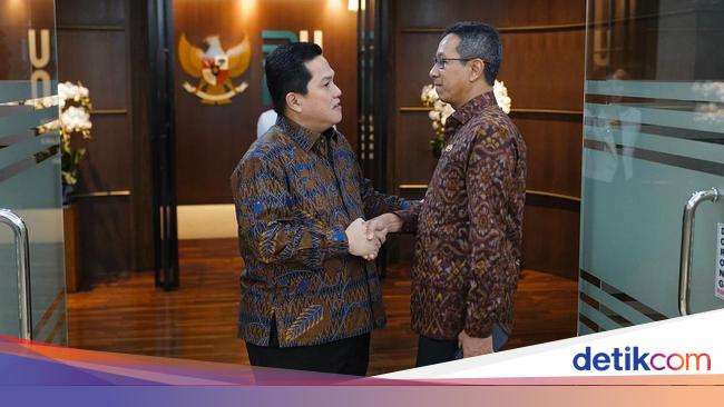 Erick Thohir Ajak Heru Budi Lihat Daycare di Kantornya: Anak Nyaman & Aman
