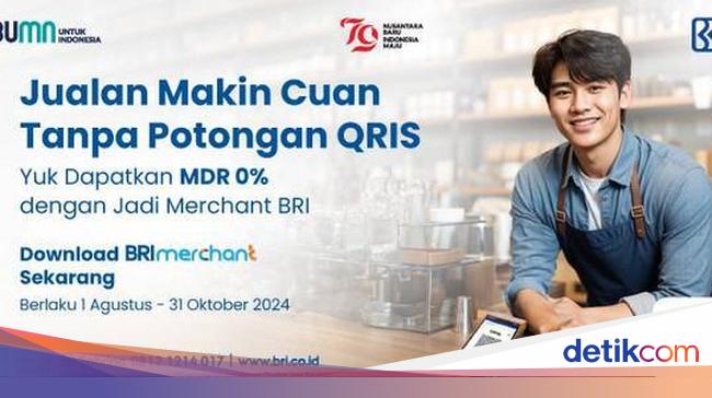 Nikmati Transaksi QRIS Tanpa Biaya di BRI Merchant, Simak Caranya!