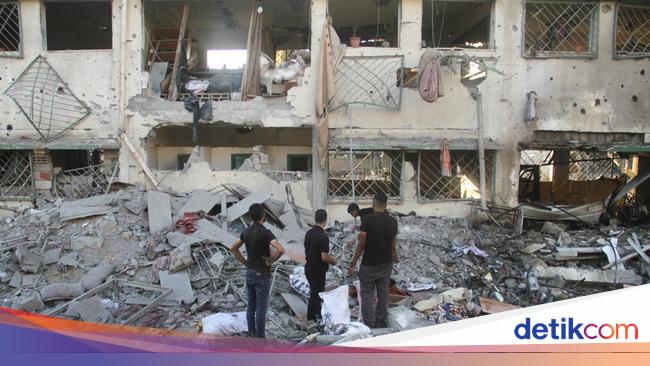 Israel Gempur Kamp Pengungsi-Sekolah di Gaza, 40 Orang Tewas