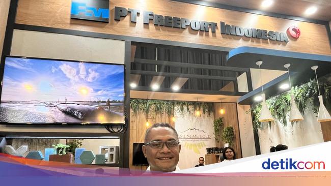 Freeport Sulap Sisa Pasir Tambang Jadi Daratan di Pesisir Pantai