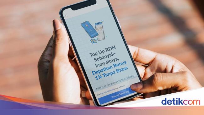Menarik! Top Up RDN di Ajaib Bisa Dapat Top Up Bonus Instan 1%