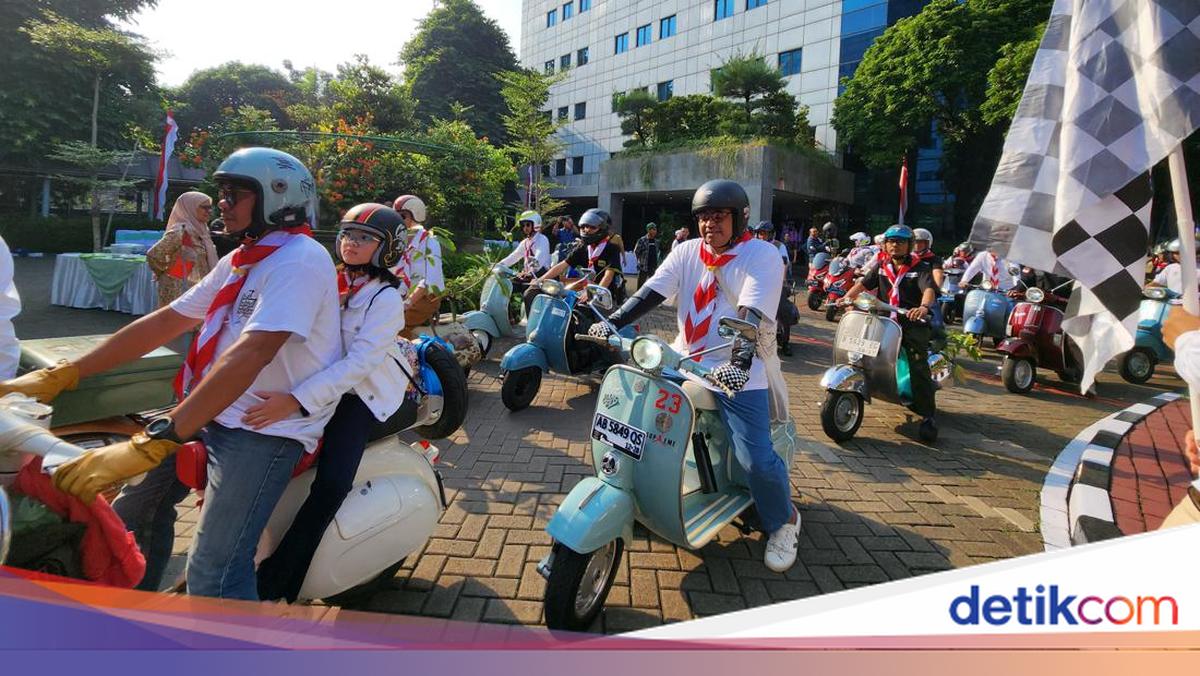Komunitas Vespa-Motor Listrik Ikut Fun Riding Festival LIKE, Bawa Misi Ini