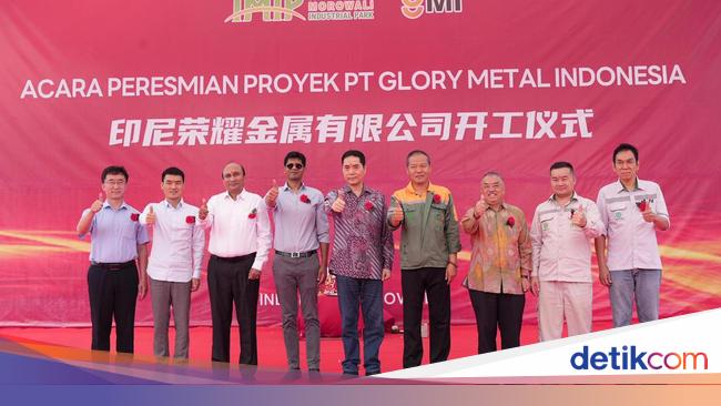 Groundbreaking PT GMI di IMIP, Kerja Sama Tsingshan dan Jindal Group