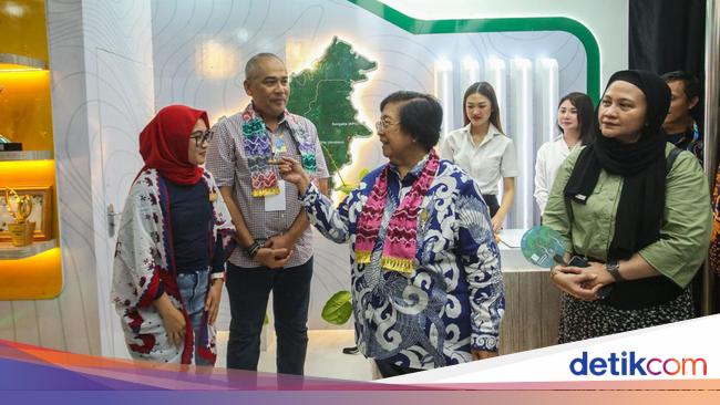 Bumi Resources Paparkan Ini ke Menteri LHK di Booth Festival LIKE 2