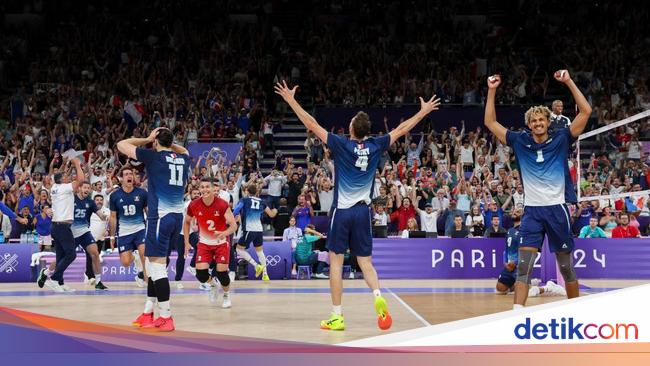 2024 Olympics: France beat Poland to win men’s volleyball gold