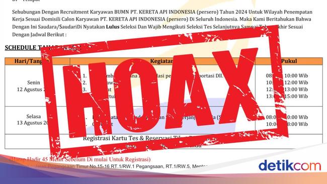 Waspada Penipuan Berkedok Rekrutmen Catut Nama KAI!