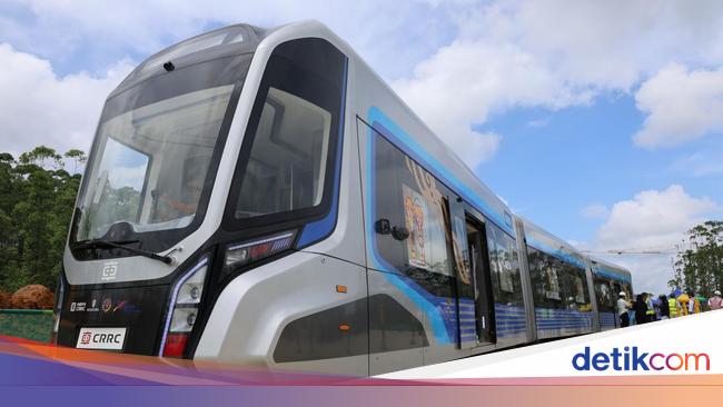 Kereta Tanpa Rel China Uji Coba di IKN hingga Oktober