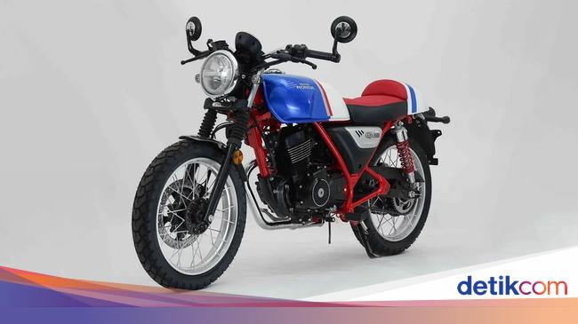 Honda CB350 versi 'Paket Hemat': Motor Retro Mesin 150 cc