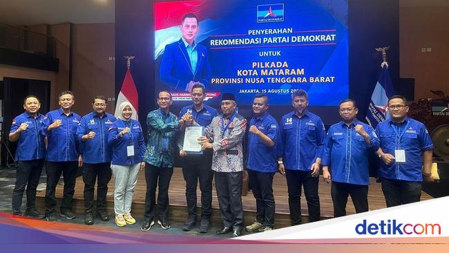 Demokrat Resmi Dukung Mohan-Mujiburrahman di Pilwalkot Mataram 2024
