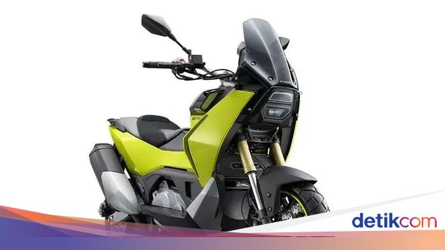 Kymco CV-R5, Skutik tapi Bentuk Kepalanya Mirip Moge Adventure