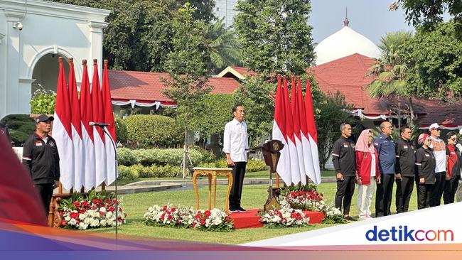 Jokowi Terima Atlet Peraih Medali Olimpiade 2024 di Istana