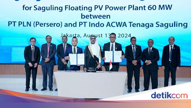 PLN Gandeng Perusahaan Arab Saudi Kembangkan PLTS Terapung Saguling