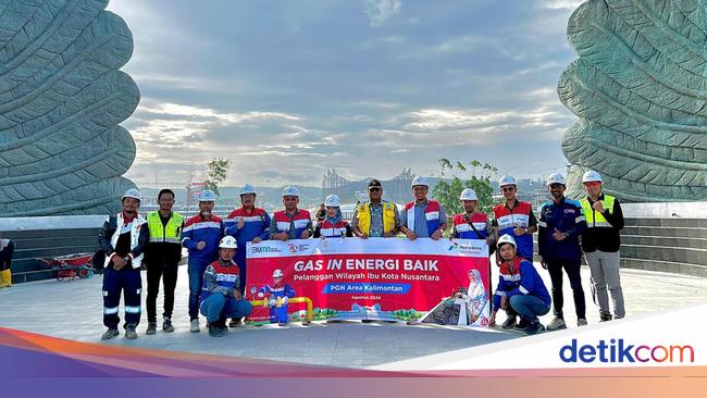 PGN Sukses Alirkan Gas Bumi ke Monumen Taman Kusuma Bangsa IKN
