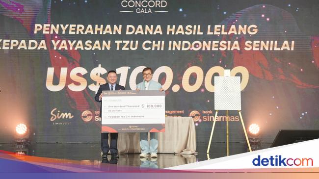 Sinarmas &amp; Jackie Chan Sumbang US$ 100 Ribu ke Yayasan Tzu Chi Indonesia