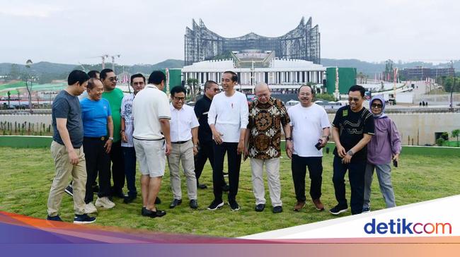 Saat Jokowi Ajak Influencer hingga Pejabat Lihat IKN Jelang Upacara HUT RI