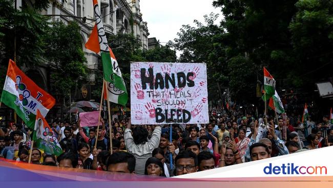 Rekannya Dibunuh-Diperkosa, Dokter-dokter di India Mogok Kerja Nasional