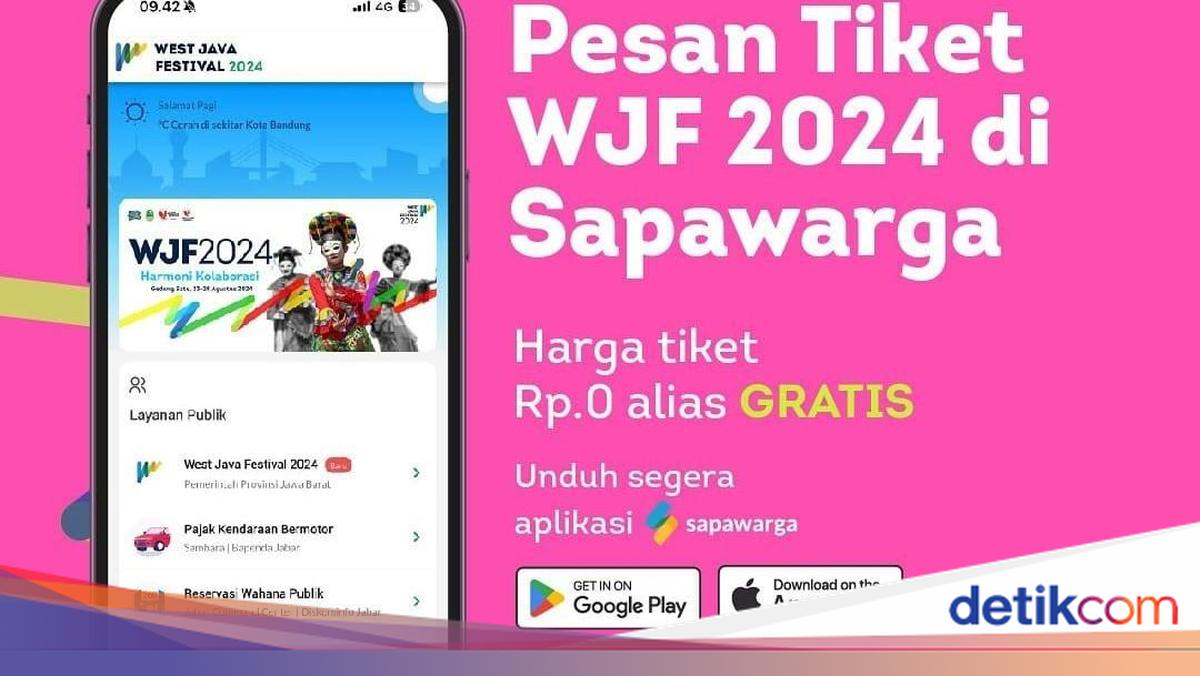 Langkah, Syarat, dan Jadwal Pemesanan Tiket Nonton Konser WJF 2024