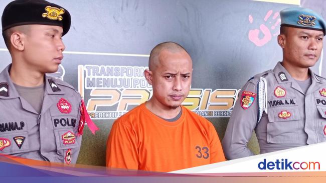 Wajah Lesu Samsul 'Si Raja Tega' Usai Aksinya Dibongkar Polisi