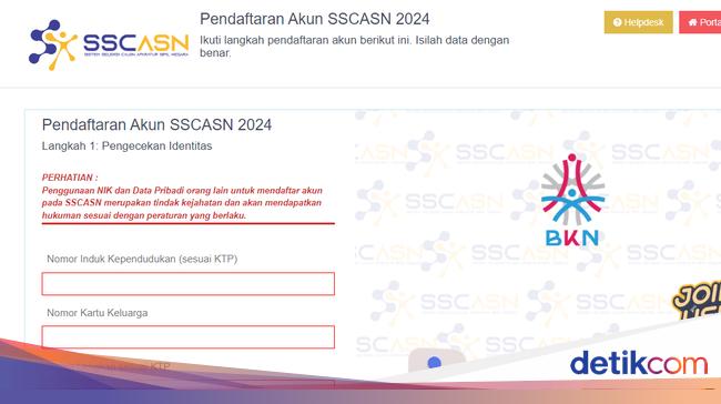 Informasi Cara Buat Akun SSCASN 2024, Simak Tahapannya!