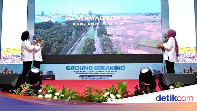 Pertamina Lakukan Groundbreaking Bufferzone Kilang Balongan