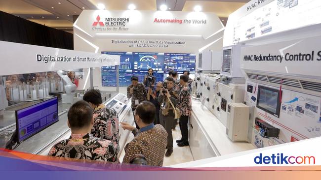 Mitsubishi Electric Pamer Otomasi Pabrik di Indonesia 4.0 Conference-Expo