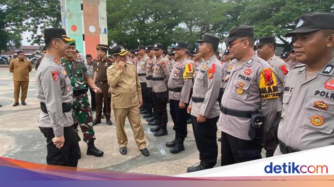Operasi Mantap Praja Dimulai, Kapolres Inhu Ingatkan Sinergitas-Netralitas