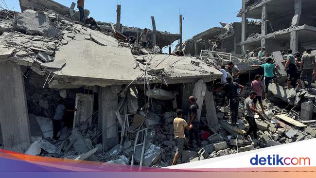 Ngeri! Israel Gempur Zona Pengungsi di Gaza, 40 Orang Tewas-60 Luka