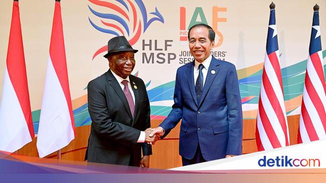 Temui Presiden Liberia, Jokowi Tawarkan Kerja Sama Bangun Infrastruktur