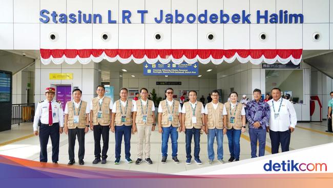 8 CEO Kereta Api se-ASEAN Jajal LRT Jabodebek
