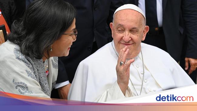 Sri Mulyani Bicara Dua Pesan Penting dari Paus Fransiskus