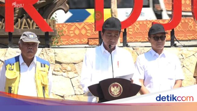 Gelontorkan Rp 2,1 T, Jokowi Resmikan Flyover hingga Jembatan di Jatim