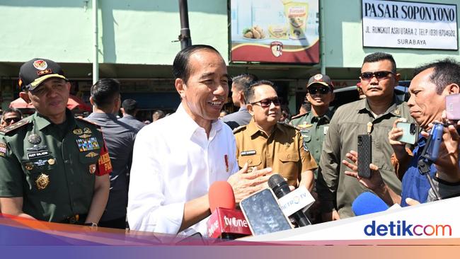 RI Deflasi 4 Bulan Berturut-turut, Jokowi Bilang Gini