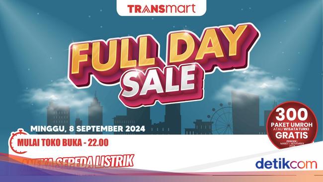 Cari Sepeda Listrik di Bawah Rp 4 Juta? Ada, Langsung ke Transmart Full Day Sale