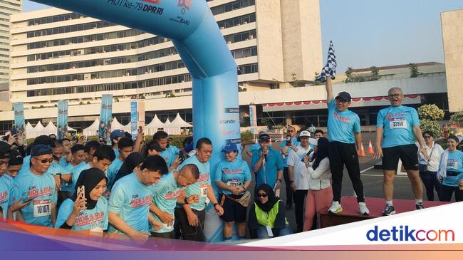 Cak Imin Buka 'Fun Ride &amp; Run' Sambut HUT Ke-79 DPR RI