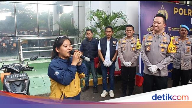 Warga Tangsel Terima Kasih ke Polisi, Motor 5 Hari Dicuri Akhirnya Kembali