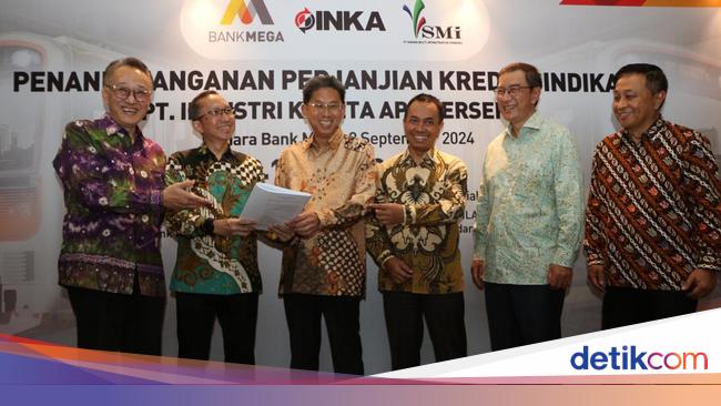 Bank Mega-SMI Salurkan Kredit Sindikasi PT INKA Senilai Rp 2,1 T