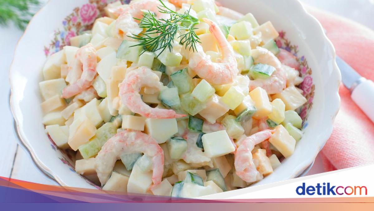 Resep Selada Udang dan Keju, Segar Gurih Untuk Menu Diet