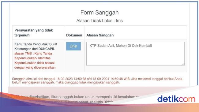 Cara Sanggah Hasil Seleksi Administrasi CPNS 2024
