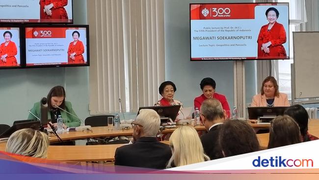 Kuliah Umum di St Petersburg, Mega Cerita Hubungan RI-Rusia Sejak Era Sukarno