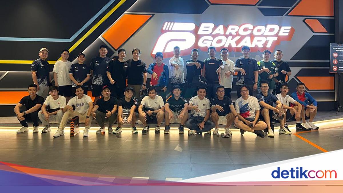 Puluhan Anggota Komunitas BMW M Adu Kencang di Barcode Gokart