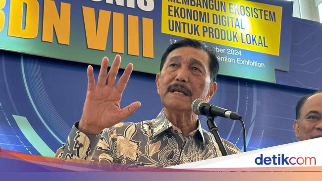 Pamer e-Katalog, Luhut Singgung Orang Marah Dibilang OTT Kampungan