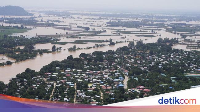 Korban Tewas Banjir Besar di Myanmar Bertambah Jadi 384 Orang