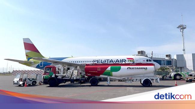 Pelita Air Terbang Pertama Gunakan SAF di Bali International Air Show