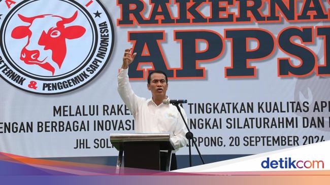 Mentan Ajak Asosiasi Peternak Sapi Sukseskan Program Makan Bergizi Gratis