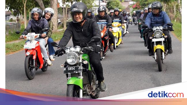 Ganjar Pranowo Geber 2-stroke motorcycle, taxes are more expensive than electric cars