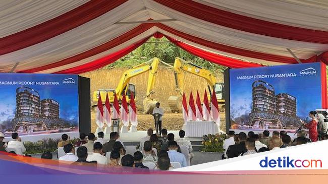 Sibuknya Jokowi dalam Sehari Resmikan 5 Proyek di IKN